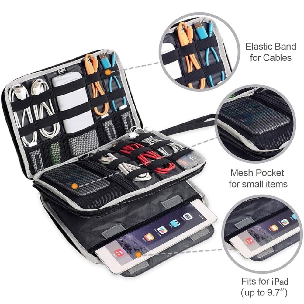 BUMB Black Electronics Organizer Case - Picture 4 of 7